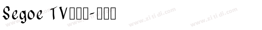 Segoe TV兰亭黑字体转换